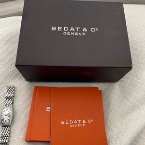 Beady silver Roman watch with diamonds - perfect condition